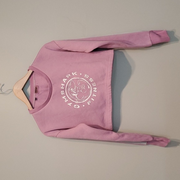 Gymshark Womens Hoodie Crop Sweater sweatshirt sz M - Picture 2 of 9